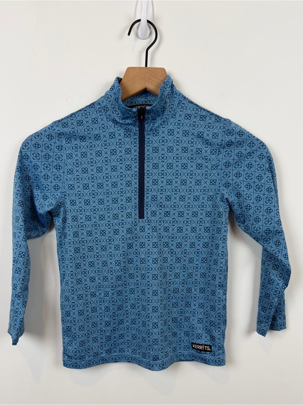 Kerrits Kids Equestrian Riding 1/4 Zip Long Sleeve Tech Top